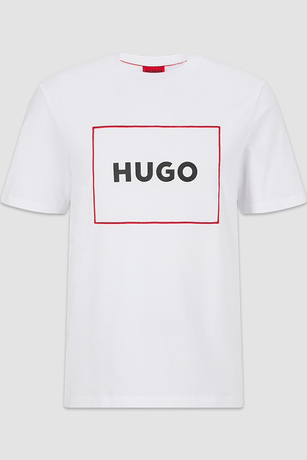 T-SHIRT HUGO - 100 WHITE